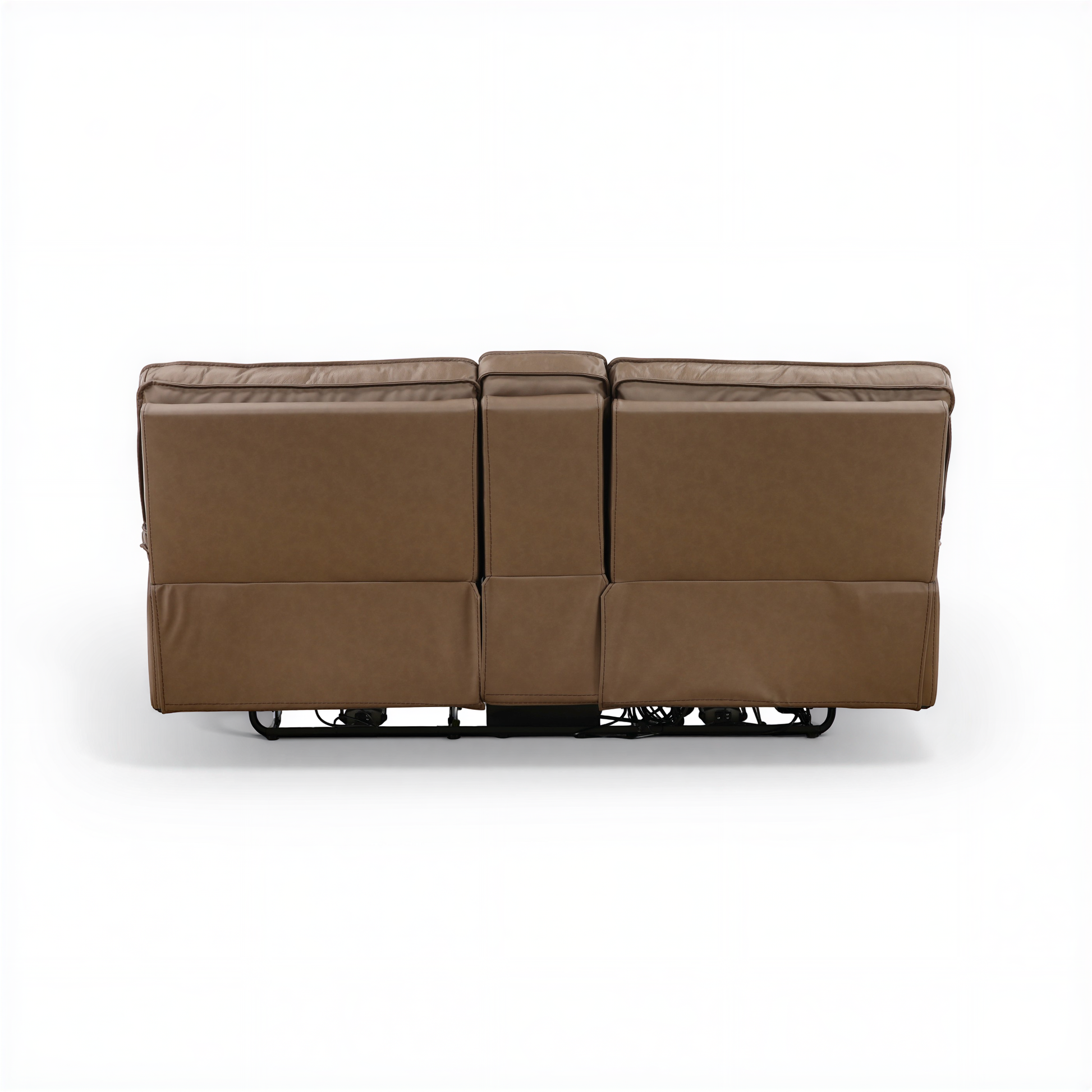 Bozeman II Leather Power Reclining Console Loveseat