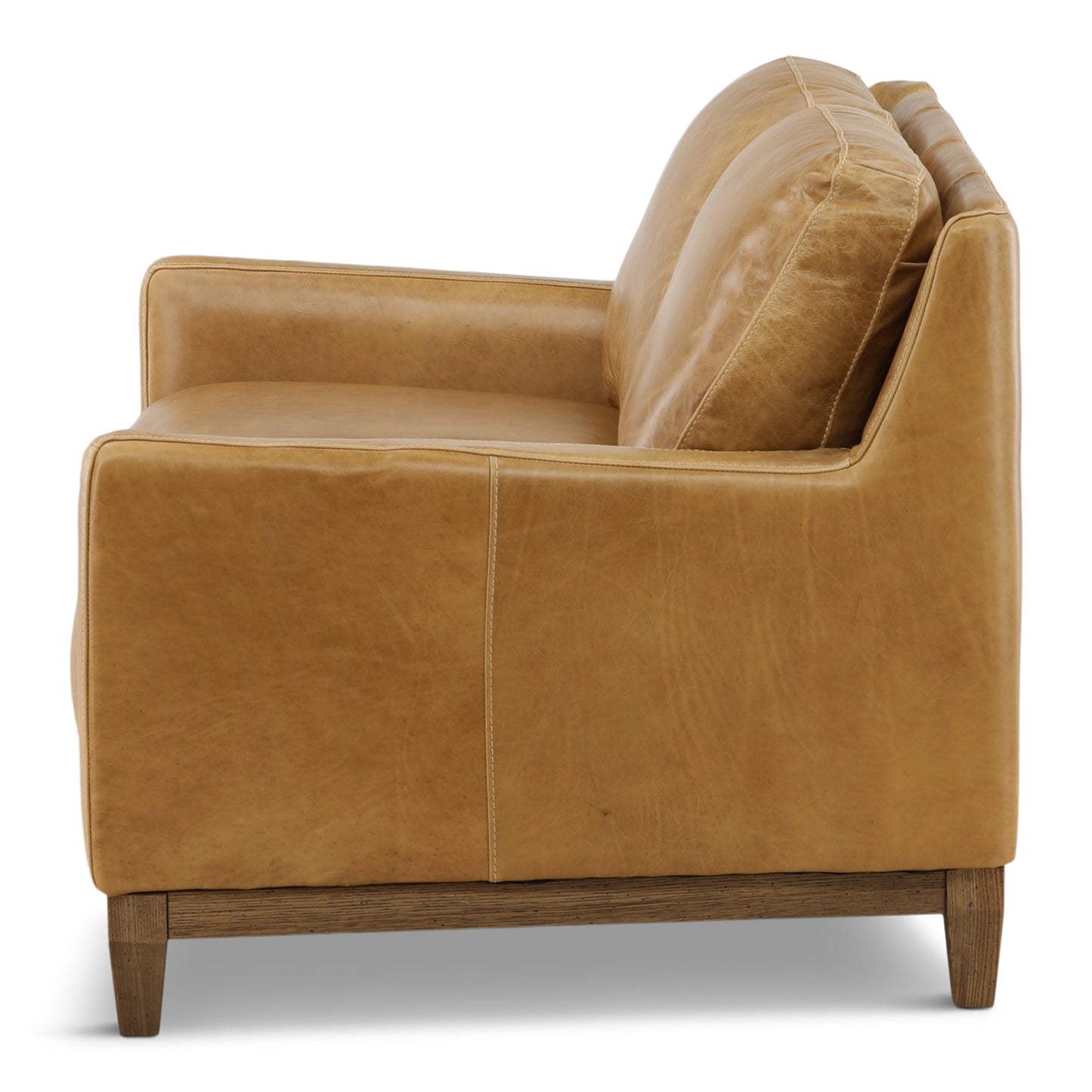 Santino Leather Loveseat