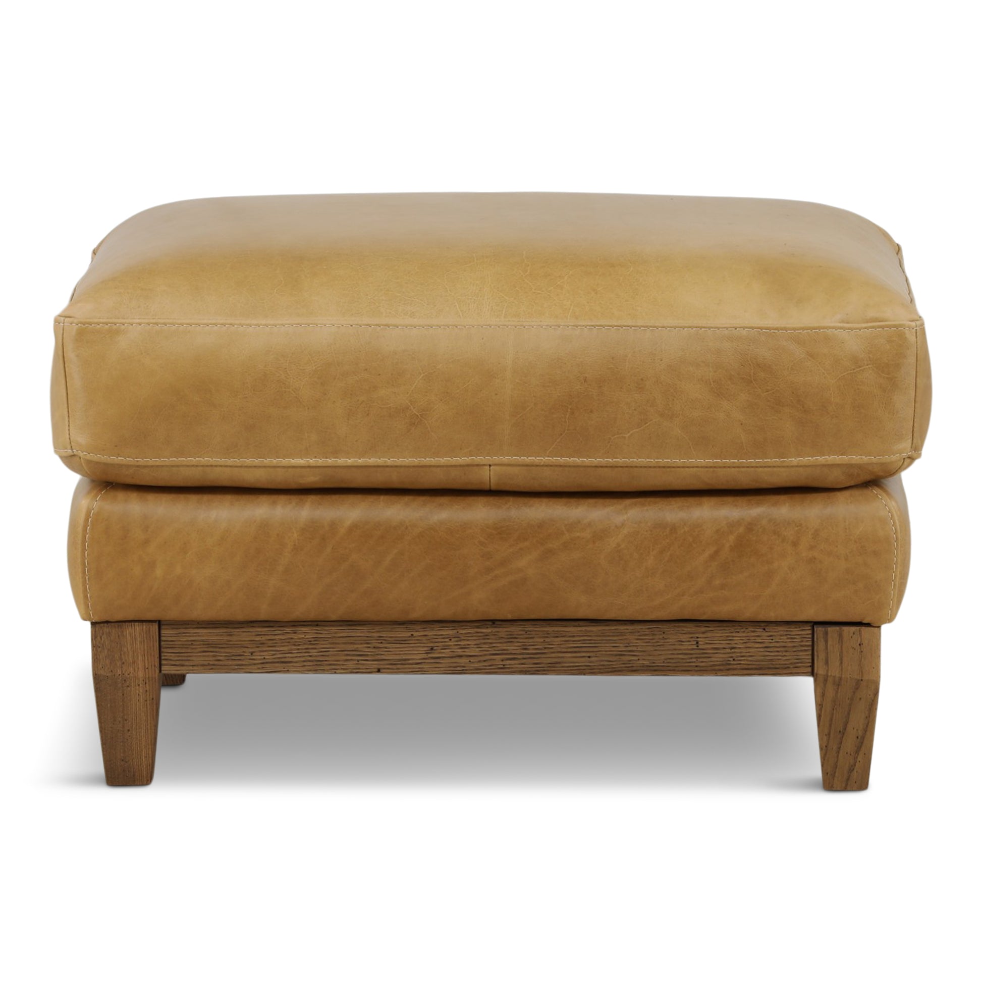 Santino Leather Ottoman