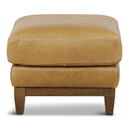 Santino Leather Ottoman