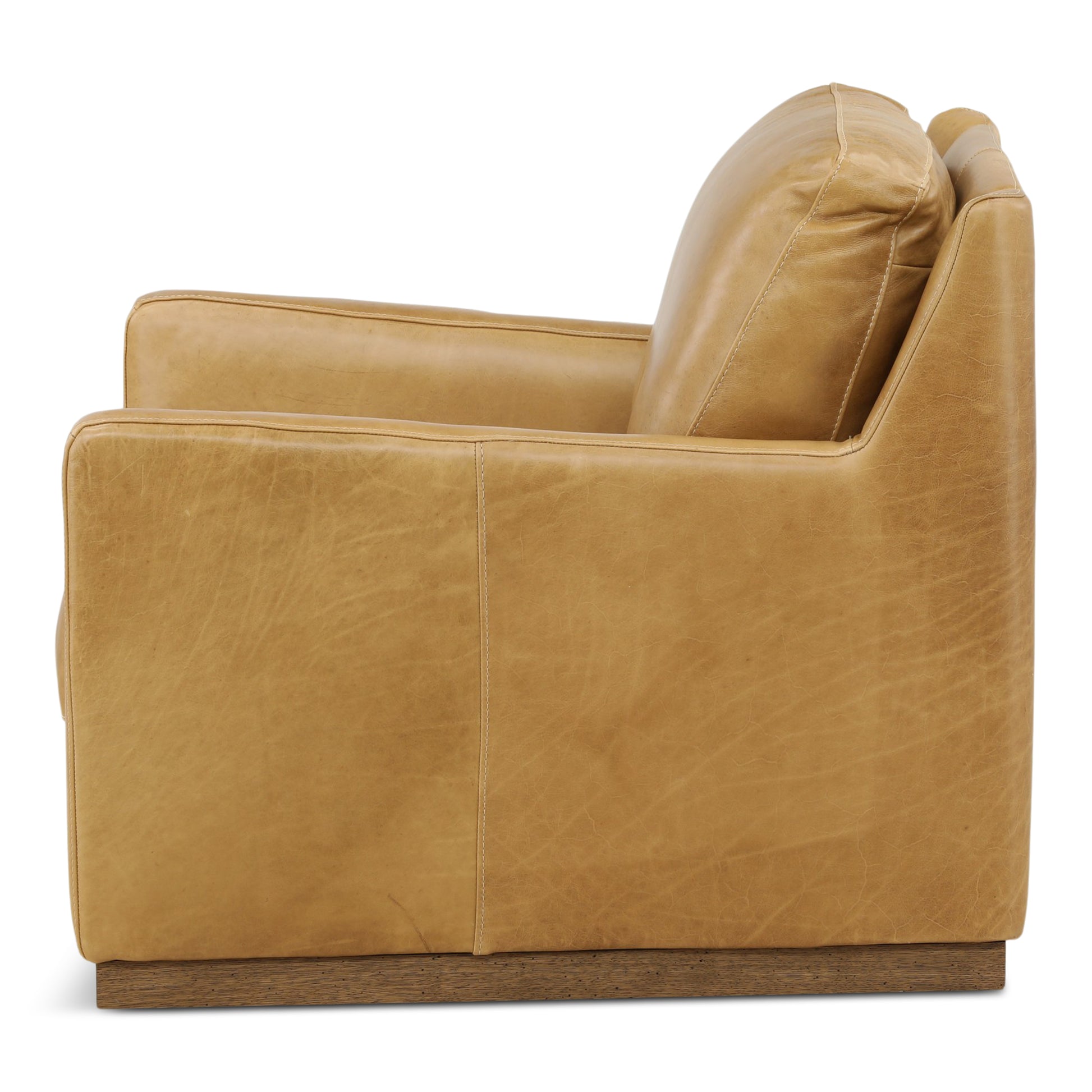 Santino Leather Swivel Chair