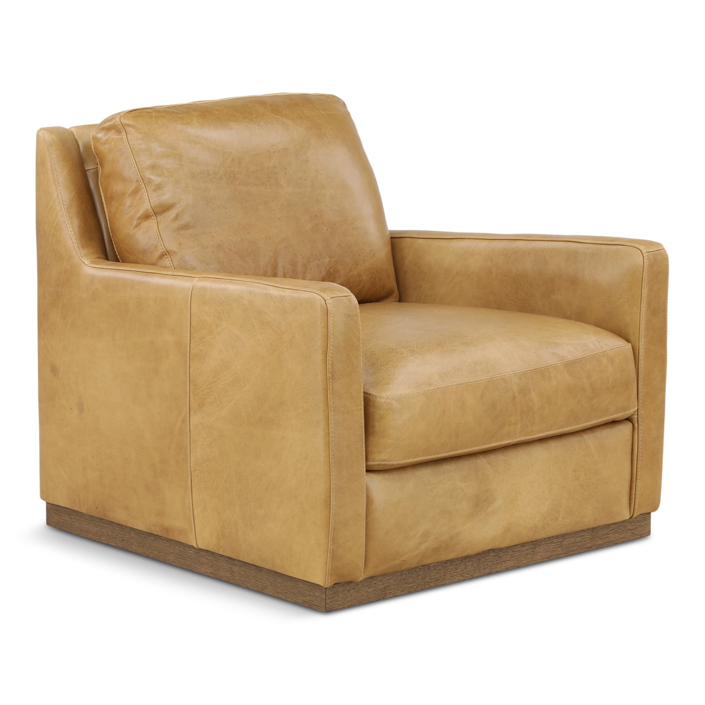 Santino Leather Swivel Chair