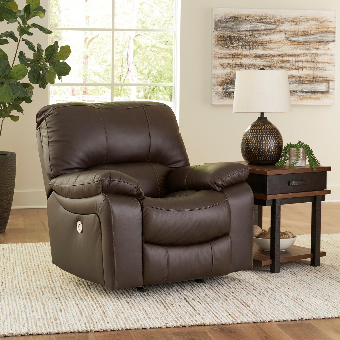 Leesworth Power Leather Recliner