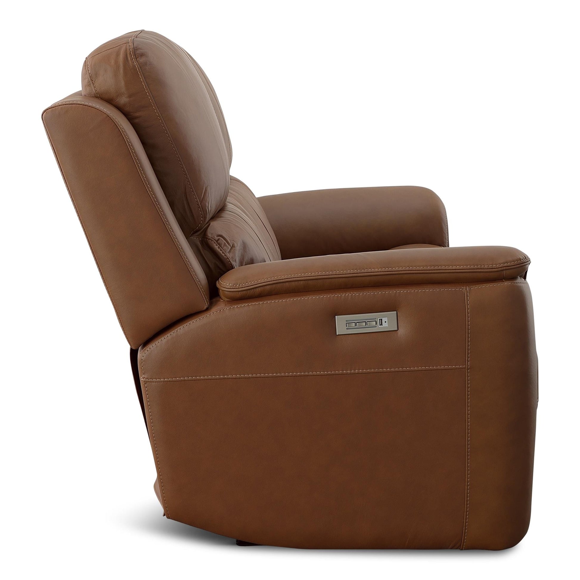 Carmen Leather Power Reclining Loveseat