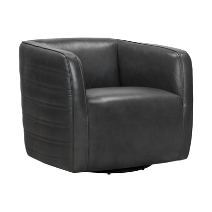 Melanie Leather Swivel Chair