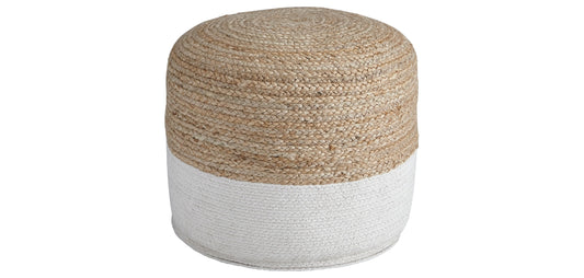 Sweed Valley Pouf White