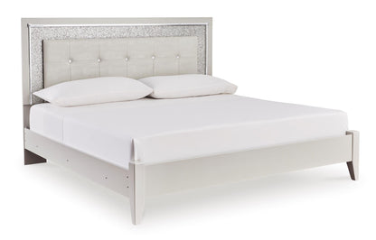 Zyniden Upholstered Panel Bed