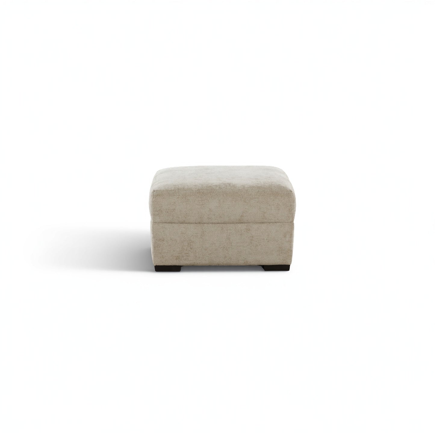 Jacqueline Oversized Ottoman Pebble