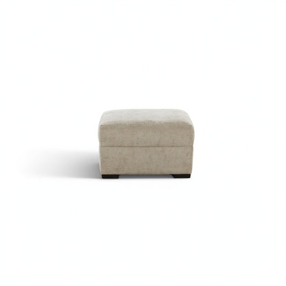 Jacqueline Oversized Ottoman Pebble