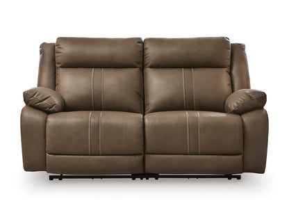Ashley Max-Media 2-Piece Dual Power Reclining Modular Sectional Loveseat