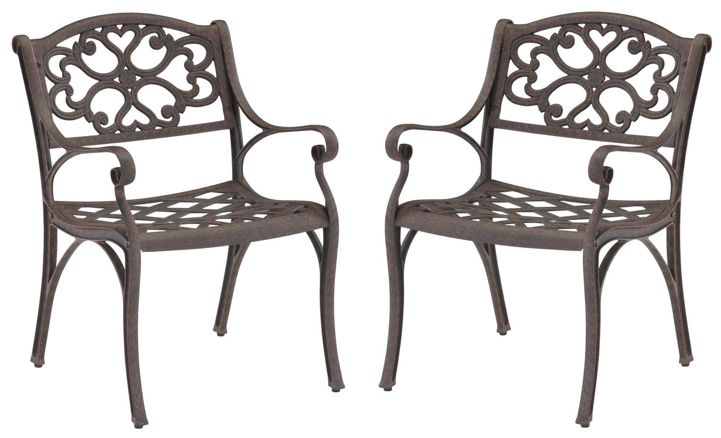 Sanibel Outdoor Chair Pair Brown