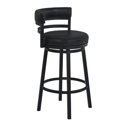 Titana 30" Bar Height Metal Swivel Barstool