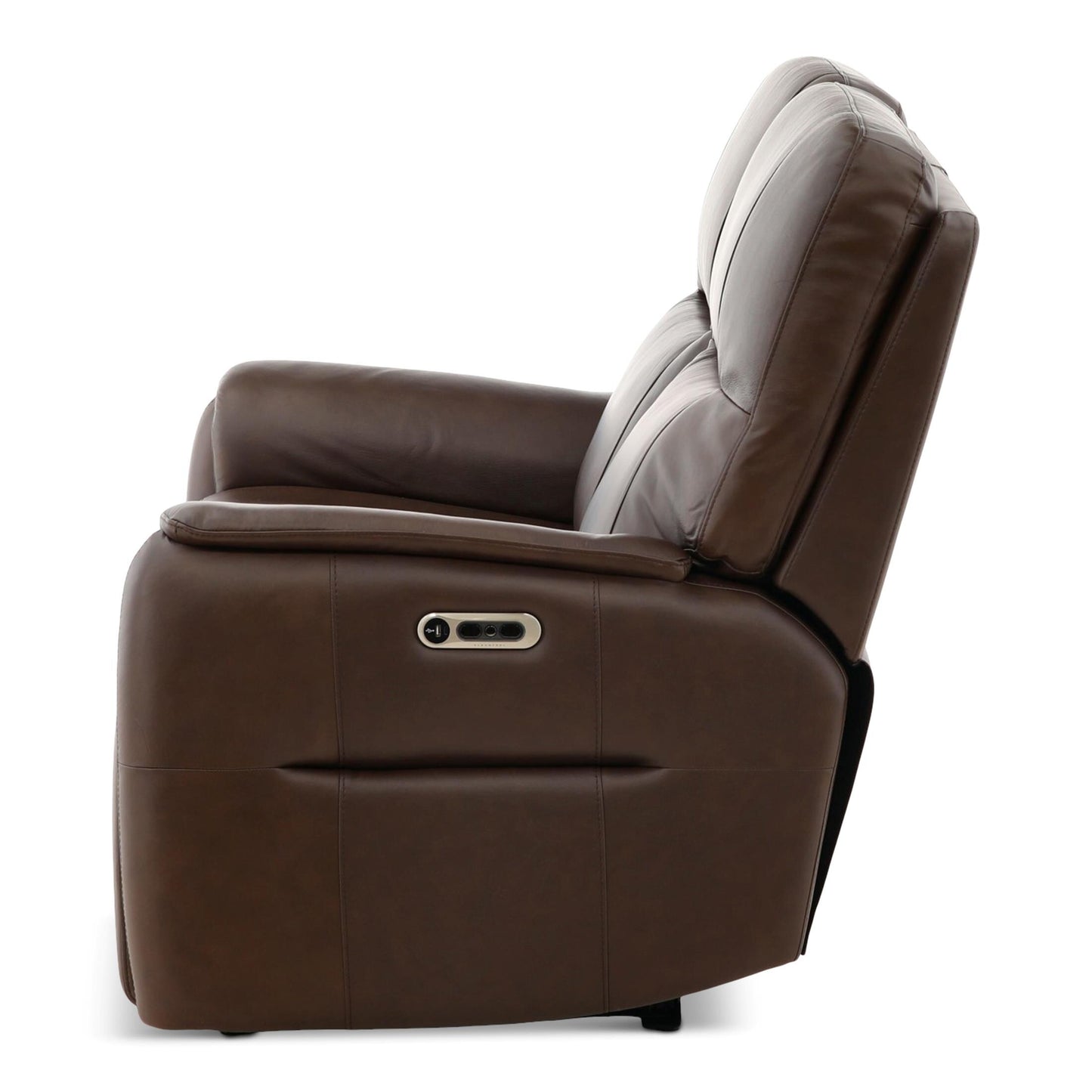 Walker Leather Power Reclining Loveseat