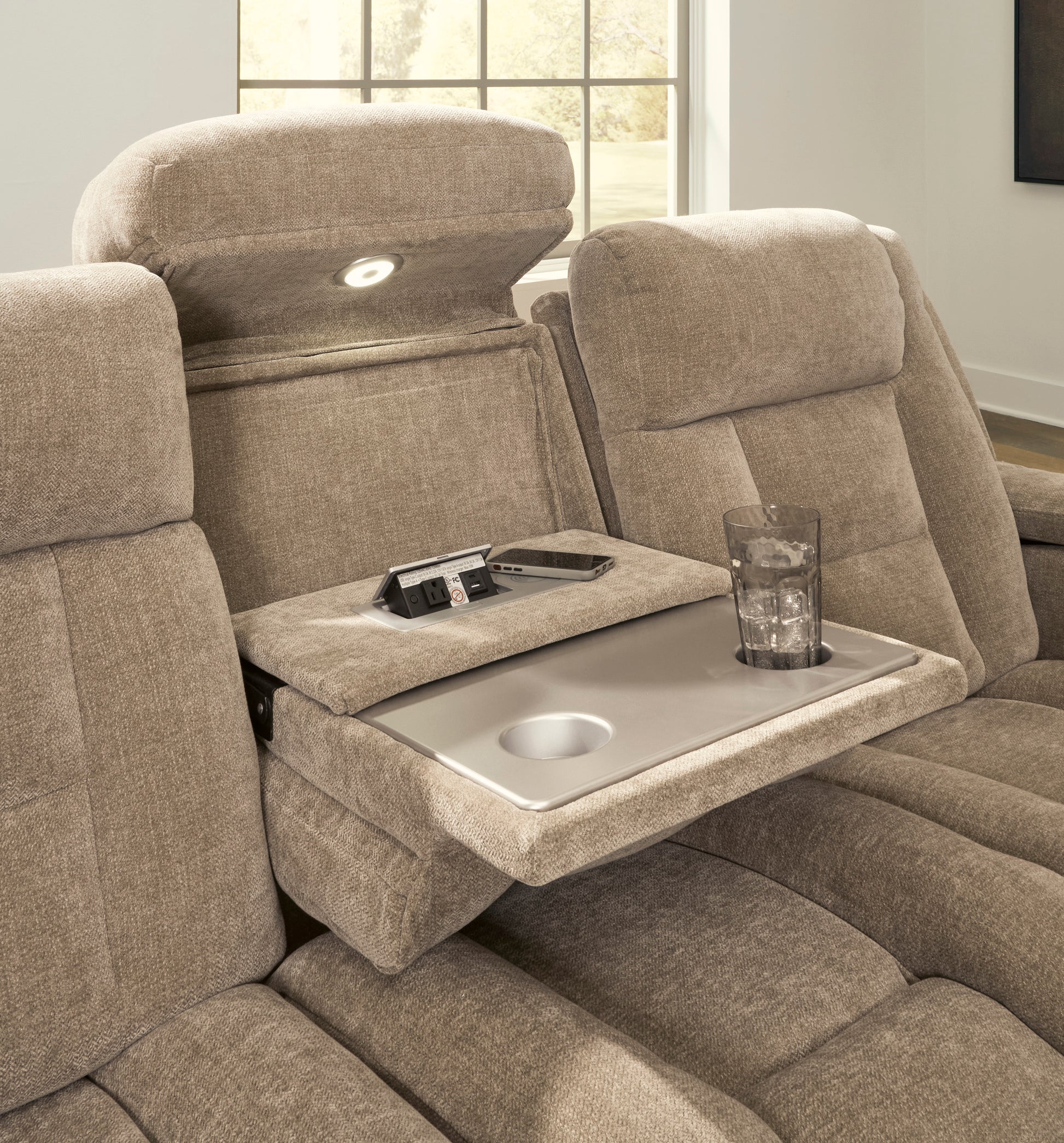 Ashley Ultimax Dual Power Reclining Sofa