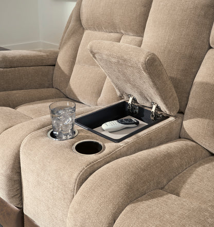 Ashley Ultimax Dual Power Reclining Loveseat with Console