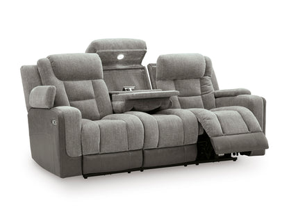 Ashley Ultimax Dual Power Reclining Sofa