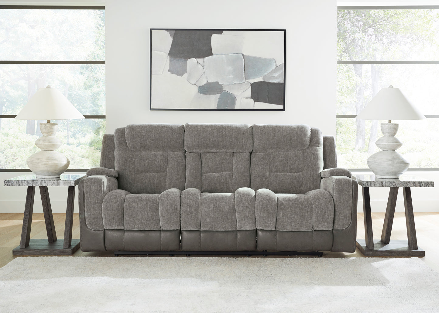 Ashley Ultimax Dual Power Reclining Sofa