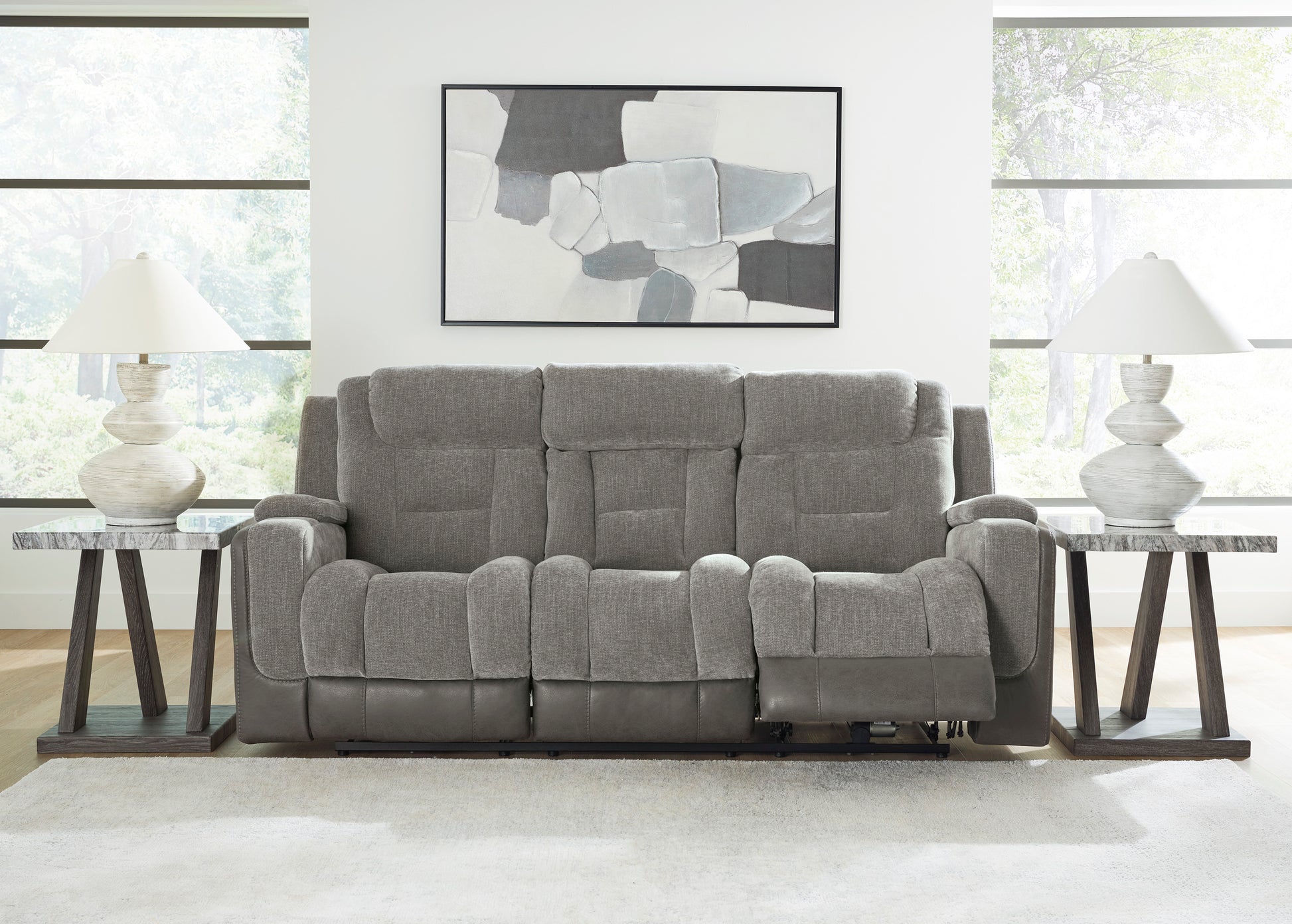 Ashley Ultimax Dual Power Reclining Sofa