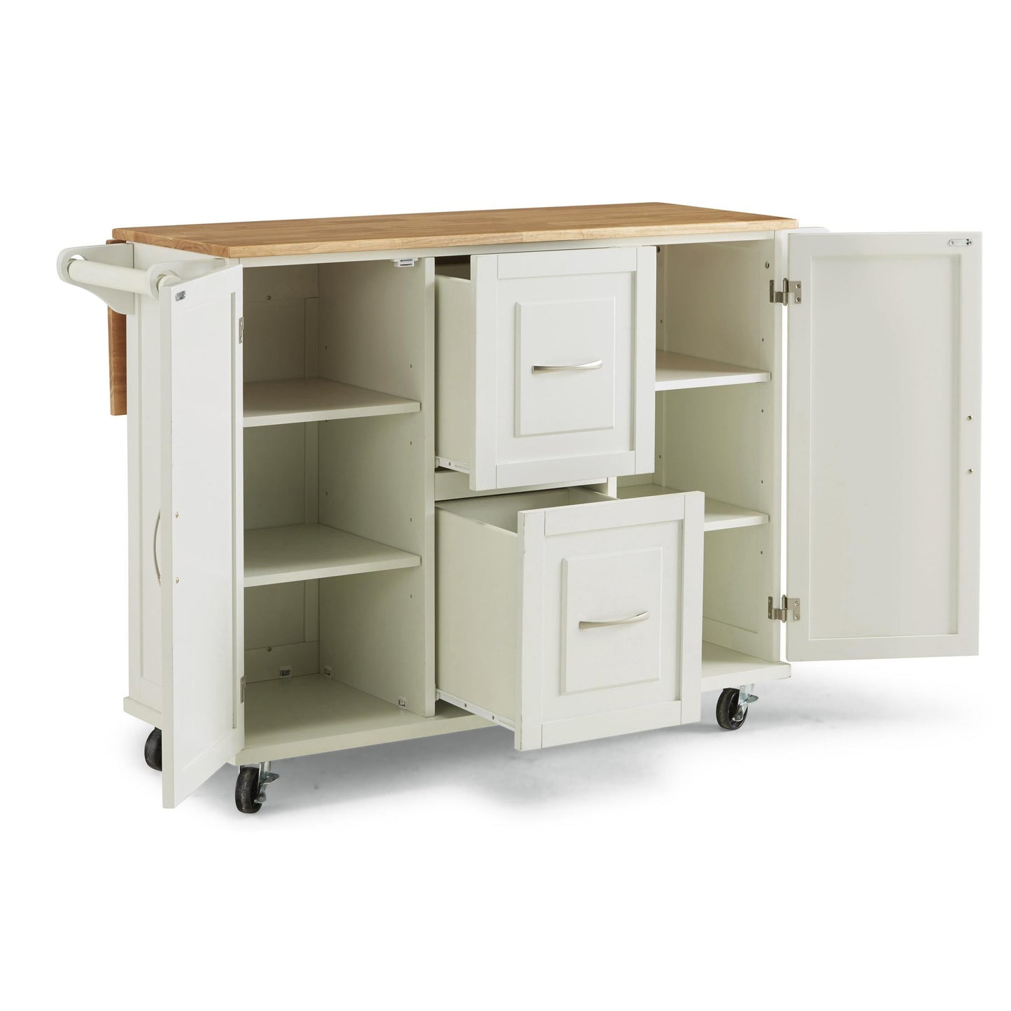 Dolly Madison 2 Drawer Kitchen Cart