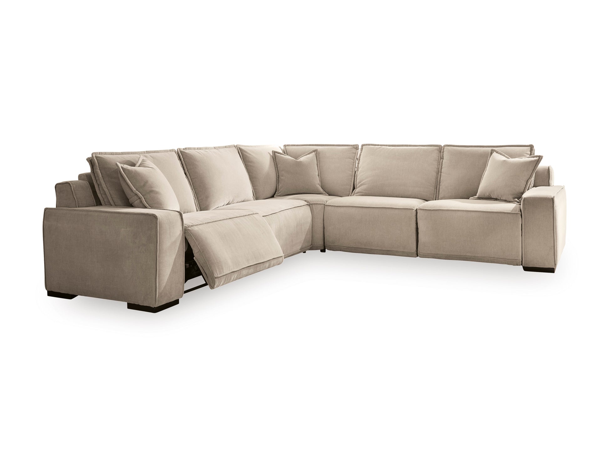 Carceri 5-Piece Power Sectional Reclining Sofa with Power Armless Recliner