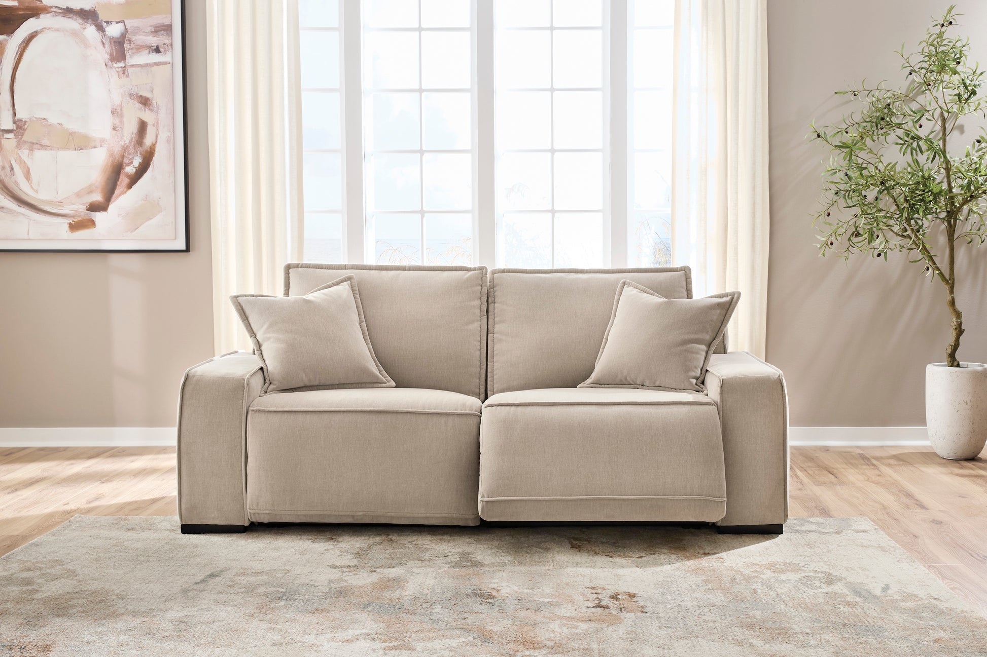 Carceri 2-Piece Power Reclining Sectional Loveseat