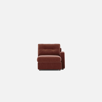 Modular One Chaise Merlot Right-Facing
