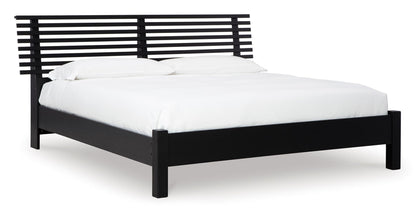 Danziar Queen Slat Panel Bed