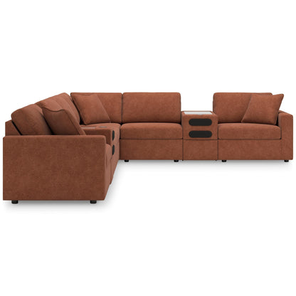 Modmax 8-Piece Sectional with Double Audio Console