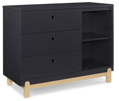 Poppy 3 Drawer Dresser with Cubbies