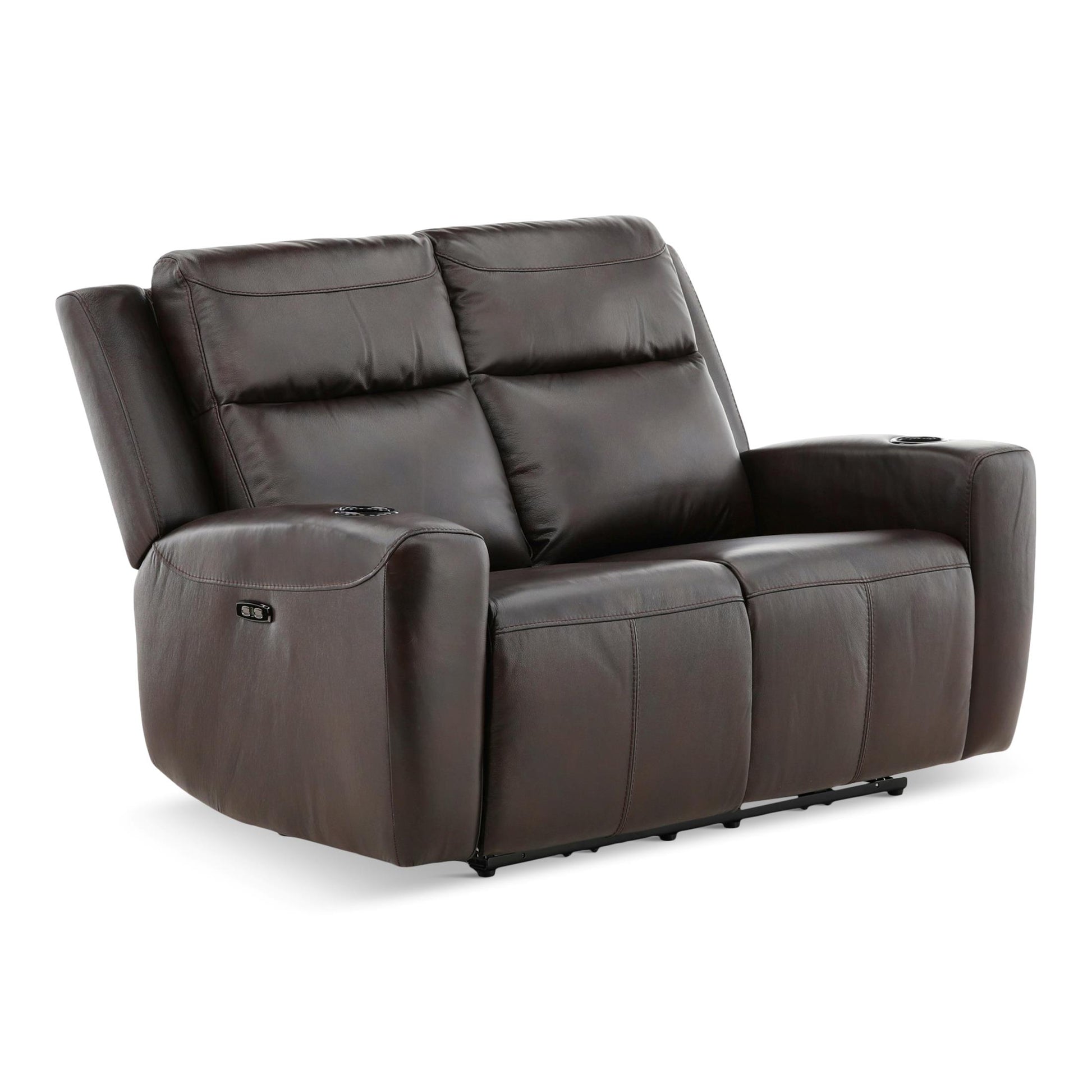 Chesapeake Leather Power Reclining Loveseat