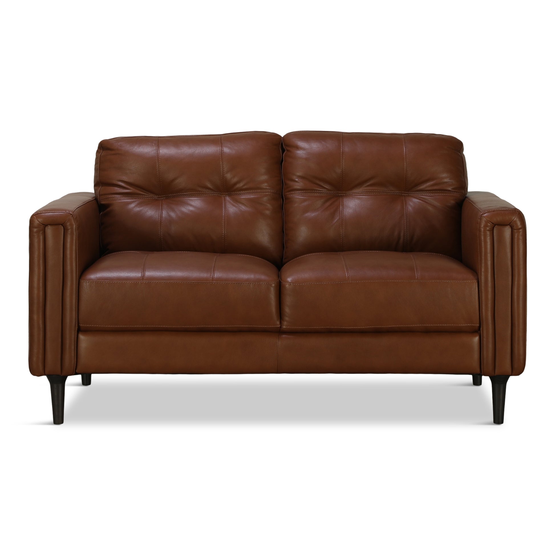 Alaric Leather Loveseat