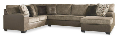 Abalone 3-Piece Sectional with Chaise