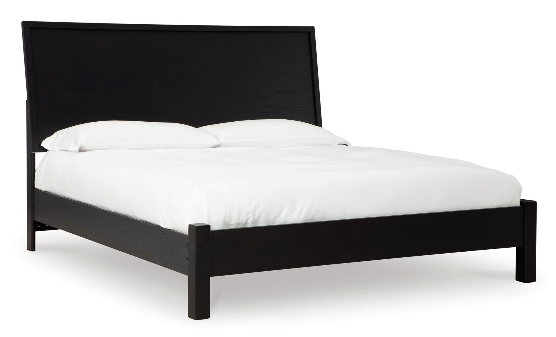 Ashley Danziar Panel Bed with Post Leg Footboard
