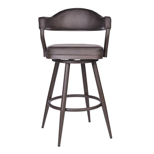 Justin 26" Counter Height Swivel Bar Stool