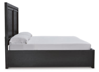 Foyland California King Panel Storage Bed