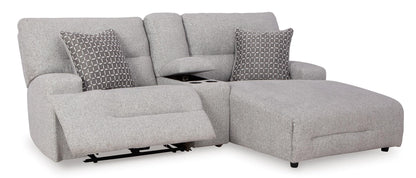 Acklen Place Right Facing 3-Piece Power Reclining Sectional Sofa with 