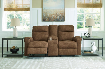 Edenwold Reclining Console Loveseat