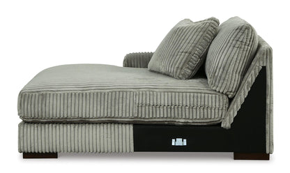 Lindyn 3-Piece Fog Sectional with Chaise