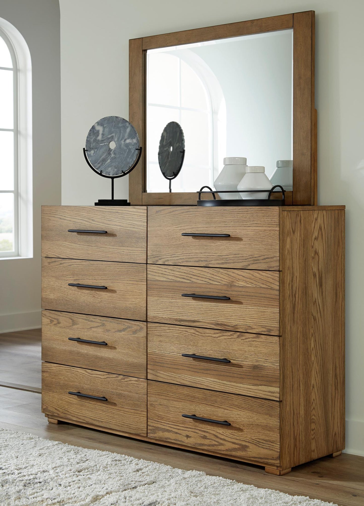 Dakmore 8 Drawer Dresser and Mirror