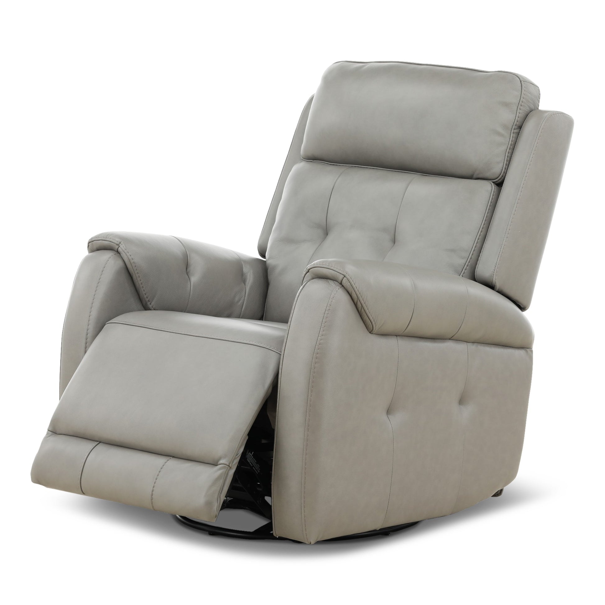 Fairview Leather Power Swivel Glider
