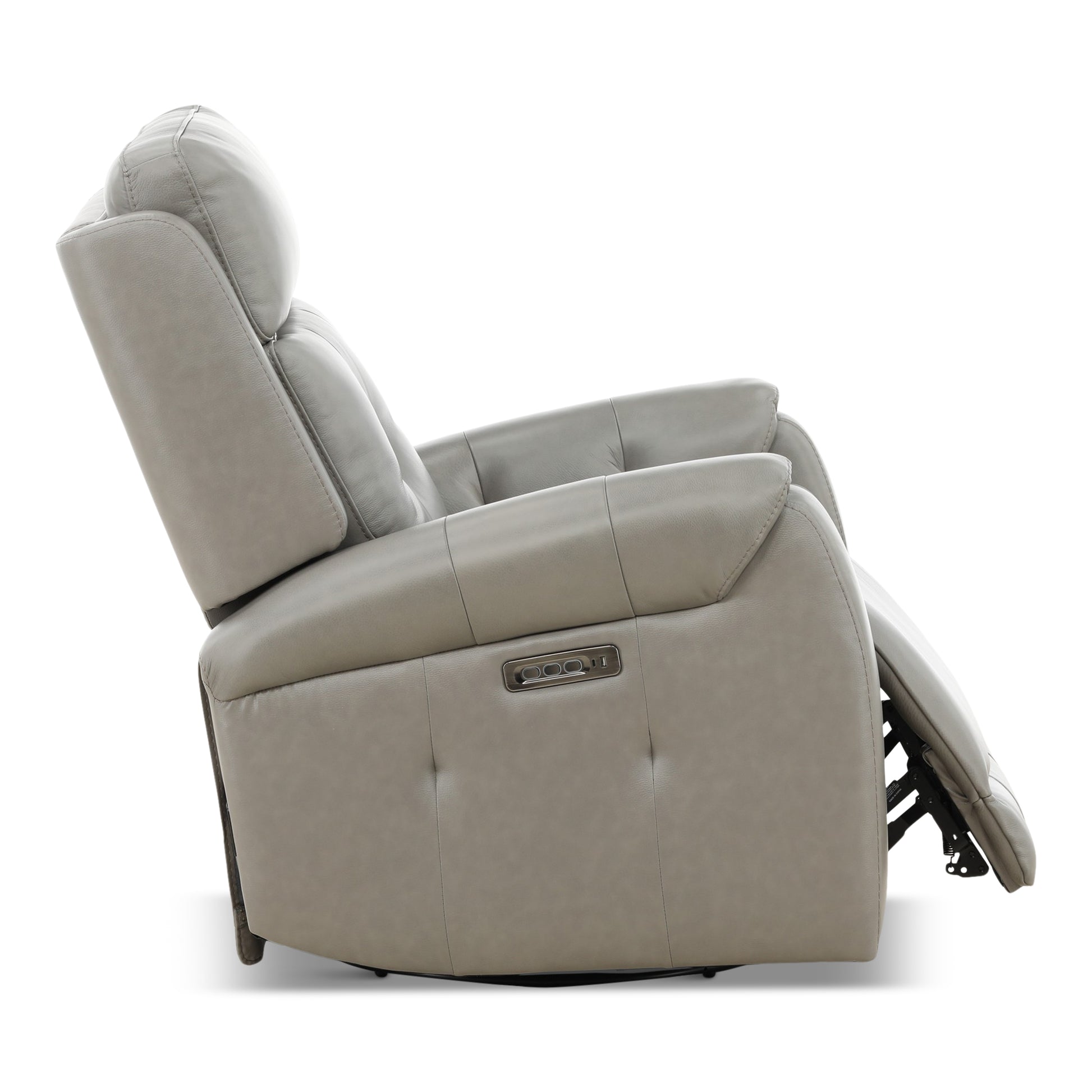 Fairview Leather Power Swivel Glider