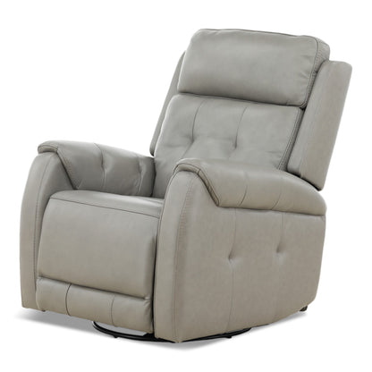 Fairview Leather Power Swivel Glider