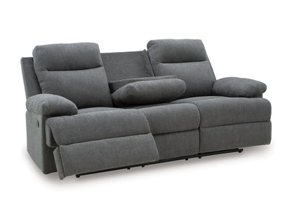 Tarrant Reclining Sofa with Drop Down Table