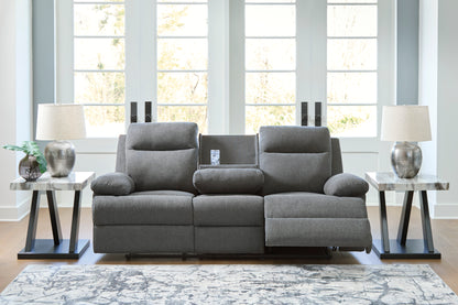 Tarrant Reclining Sofa with Drop Down Table