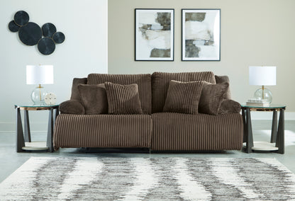 Ashley Top Tier 2-Piece Reclining Sectional Loveseat