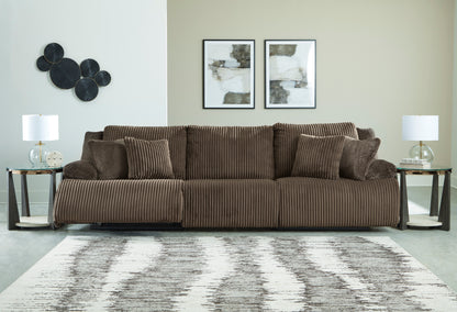 Ashley Top Tier 3-Piece Reclining Sectional Sofa
