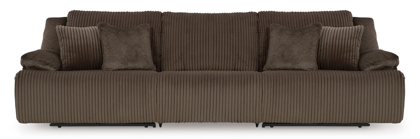 Ashley Top Tier 3-Piece Reclining Sectional Sofa