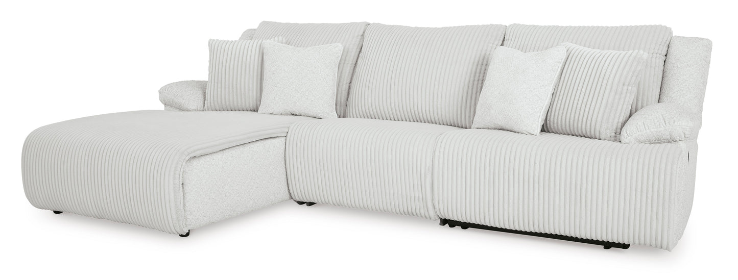Ashley Top Tier 3-Piece Reclining Sectional Sofa Chaise