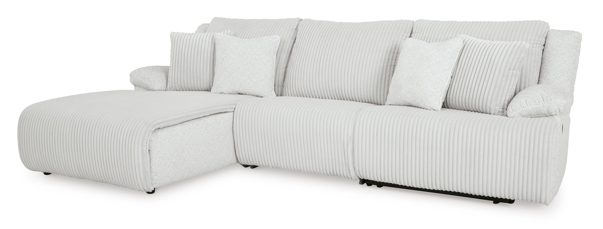 Ashley Top Tier 3-Piece Reclining Sectional Sofa Chaise