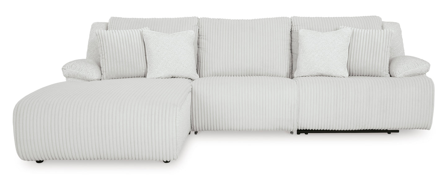 Ashley Top Tier 3-Piece Reclining Sectional Sofa Chaise
